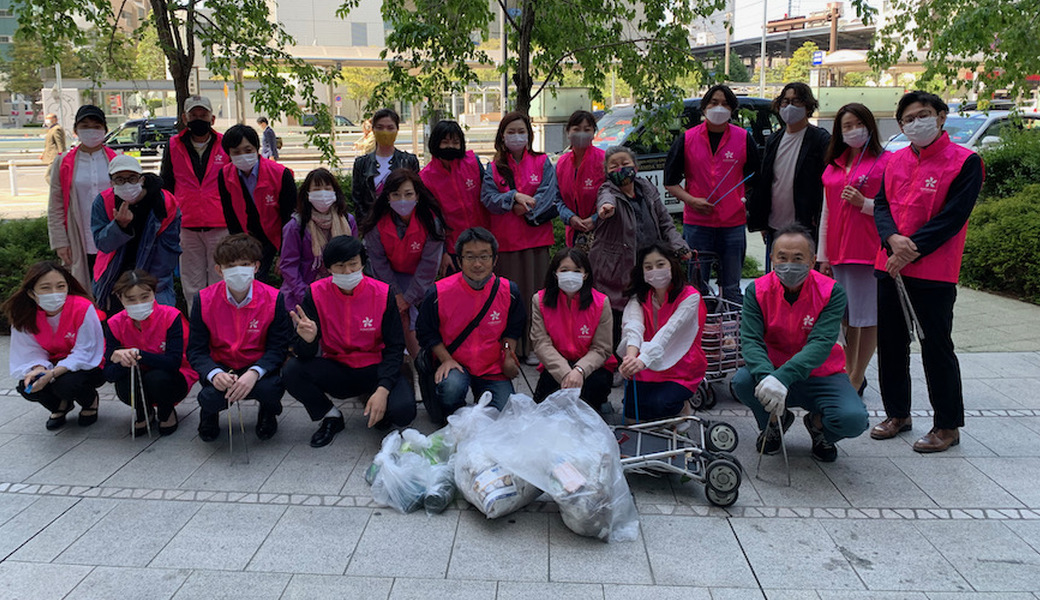 中目黒村美化委員会による目黒川定期清掃 レポート