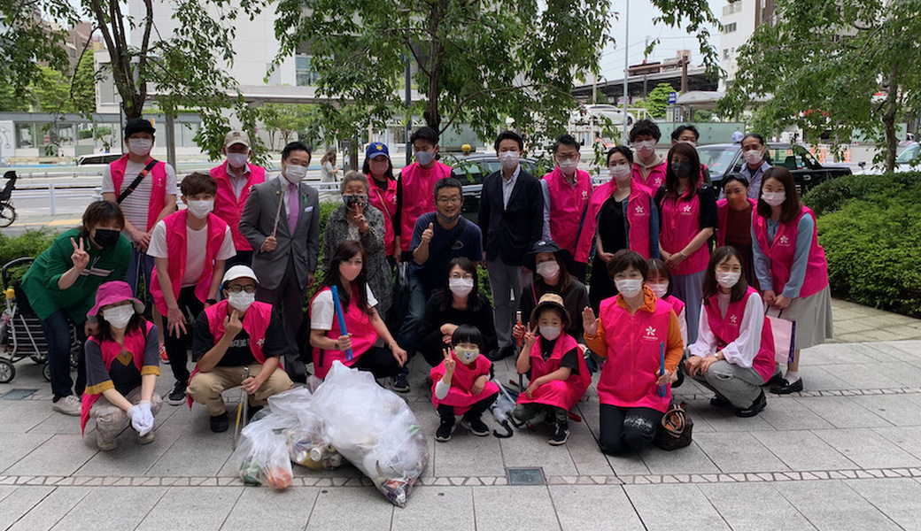 中目黒村美化委員会による目黒川定期清掃 レポート