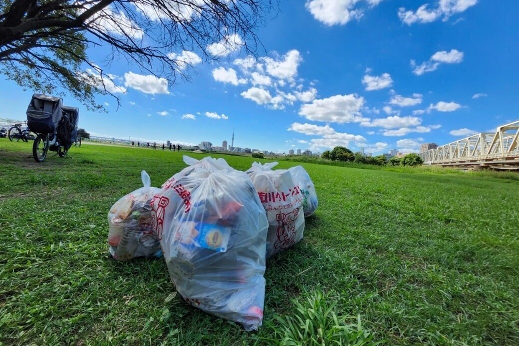 2024/9/14荒川河川敷清掃活動&地球を一斉にキレイにする日「World Cleanup Day 2024」に参加! アイキャッチ
