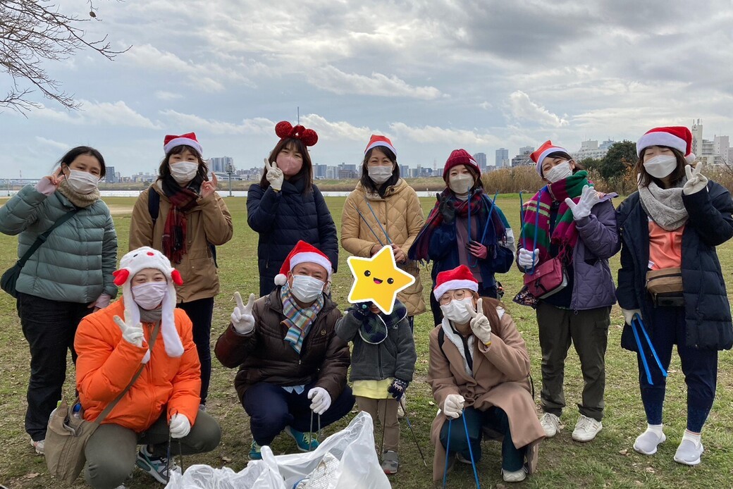 2022/12/17荒川河川敷清掃美化活動を実施 アイキャッチ