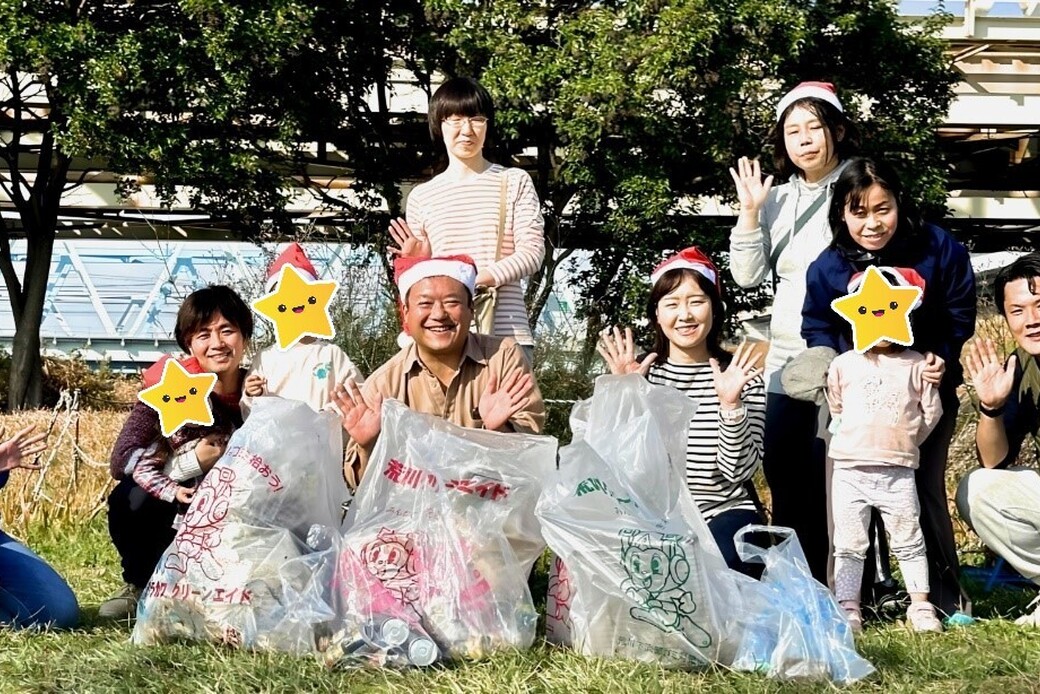 2023/12/16荒川河川敷清掃活動を実施（あだちSOLV） アイキャッチ