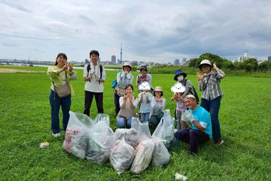 2025/9/20荒川河川敷清掃活動を実施!(あだちSOLV) アイキャッチ