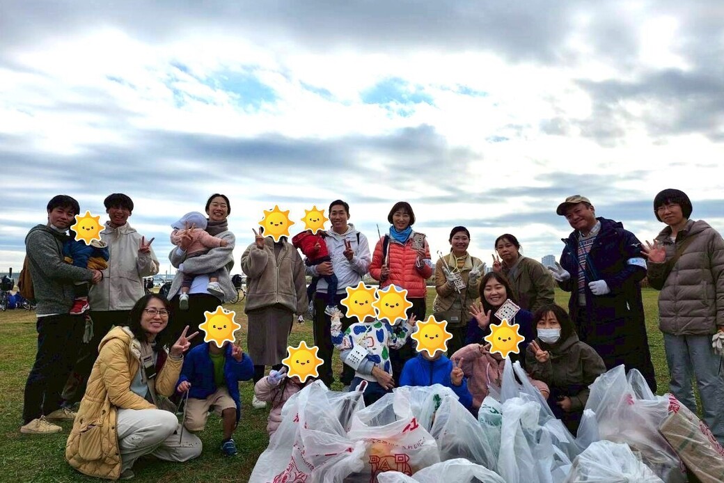 2025/12/6荒川河川敷清掃活動を実施！（あだちSOLV） アイキャッチ