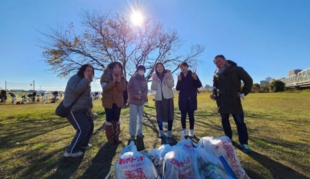 2024/12/14荒川河川敷清掃活動を実施！（あだちSOLV） レポート