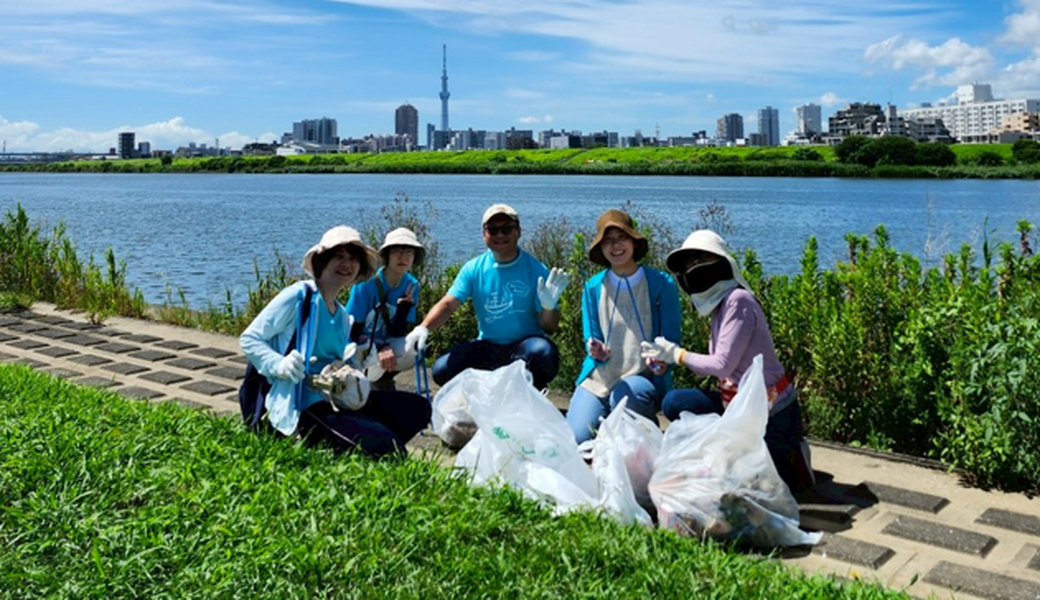 2025/7/19 荒川河川敷清掃活動（あだちSOLV） レポート