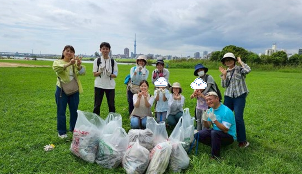 2025/9/20 荒川河川敷清掃活動（あだちSOLV） レポート