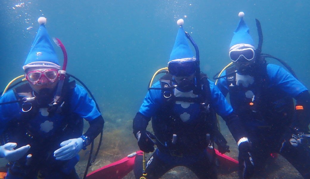 ブルーサンタ水中清掃ダイビングin青海島2026 レポート