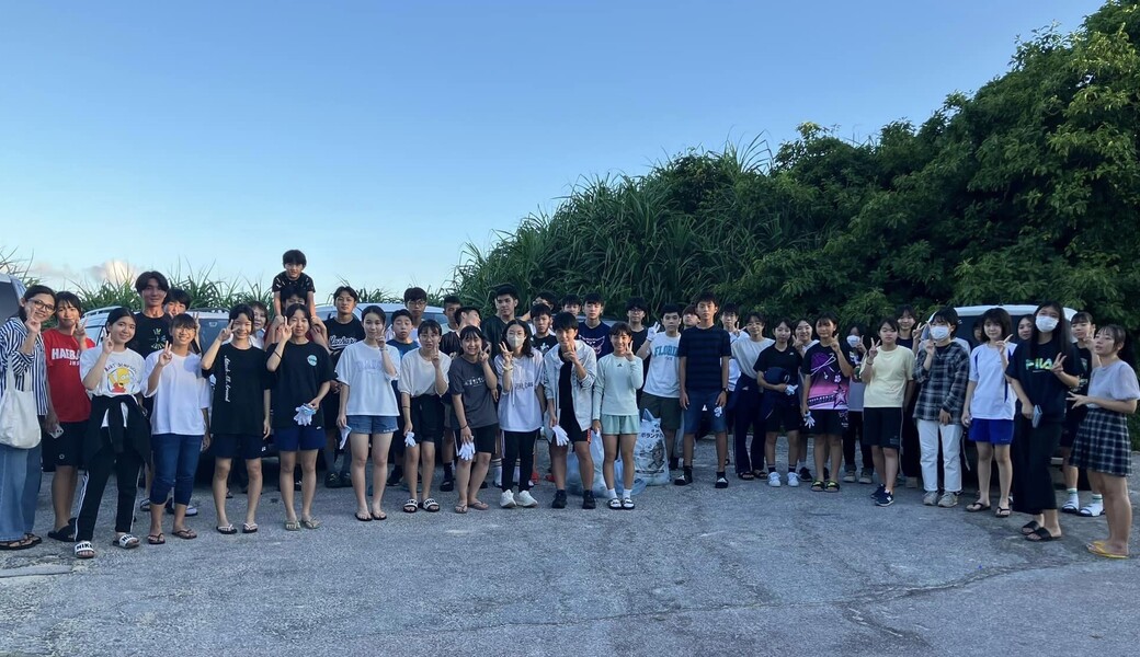 恩納村名嘉真海岸（希望が丘ビーチ）ビーチクリーン アイキャッチ