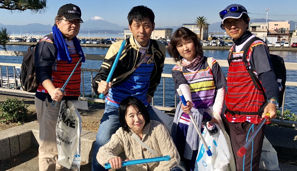 鎌倉もののふクリーン隊「第158回 海さくらゴミ拾い - お笑いビーチクリーンの巻 -」 アイキャッチ