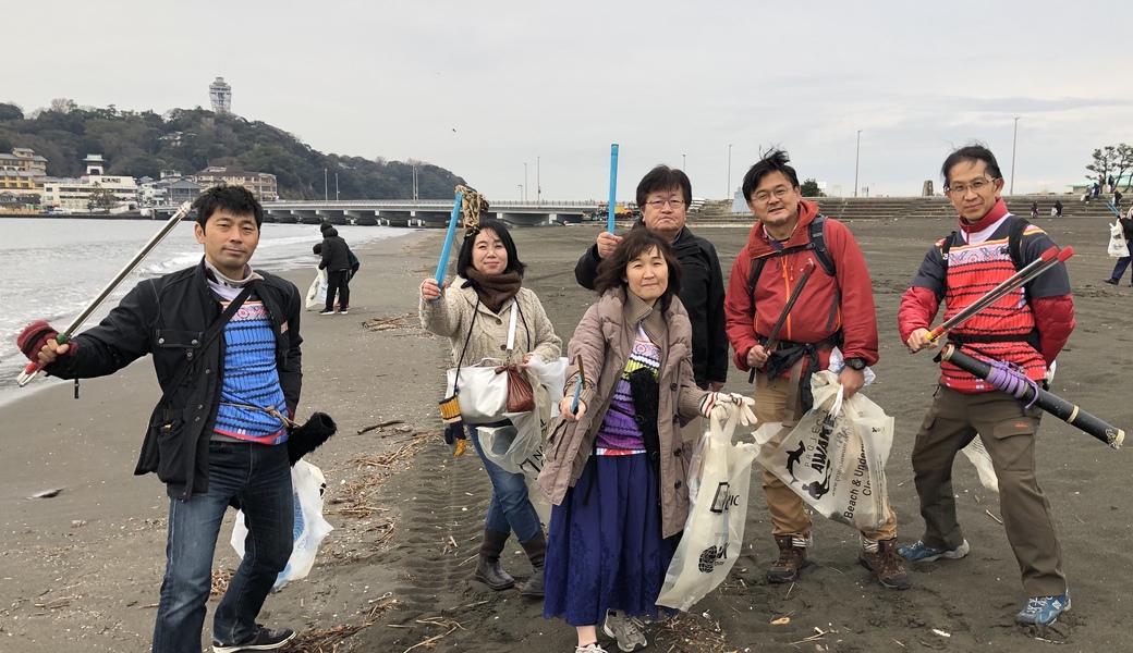 鎌倉もののふクリン隊「第159回 海さくらゴミ拾い」 アイキャッチ