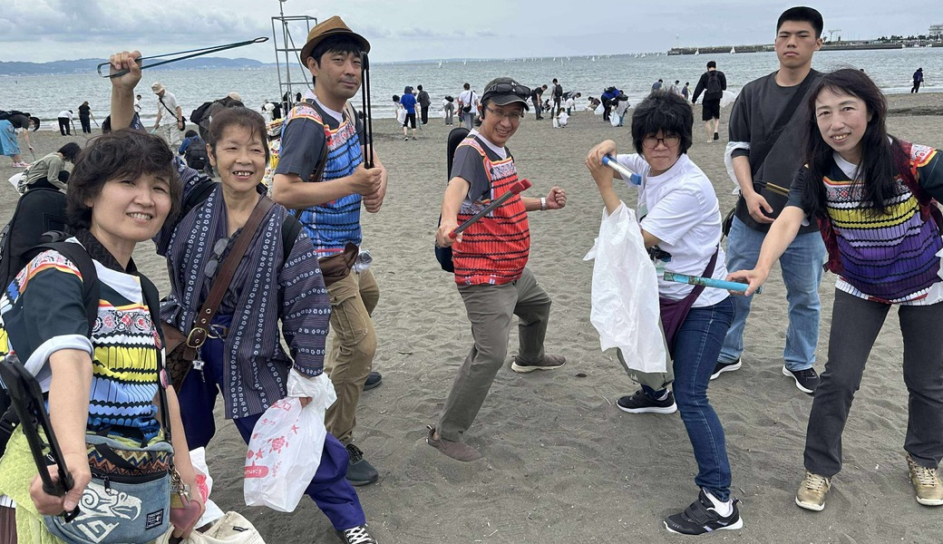 海洋戦士シーセイバーDVD発売記念ゴミ拾い(第212回海さくらゴミ拾い) レポート