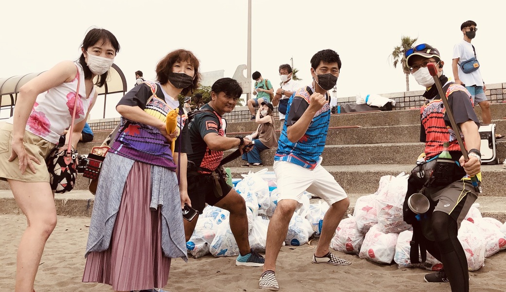 鎌倉もののふクリーン隊「第161回 海さくらゴミ拾い」に出陣！ レポート