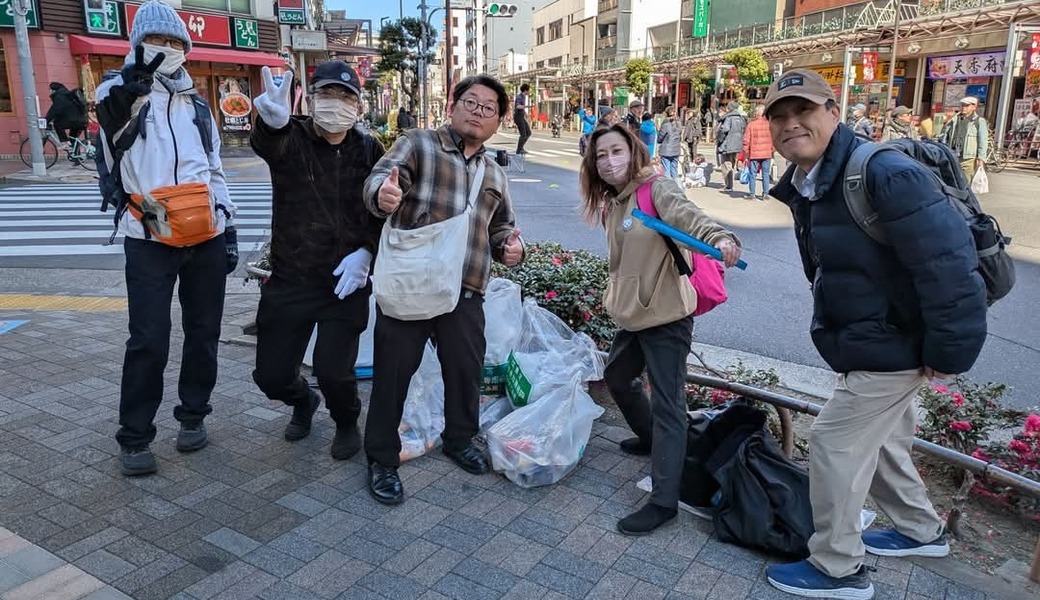 亀戸エンカメ！！ホコテン前ごみ拾い レポート