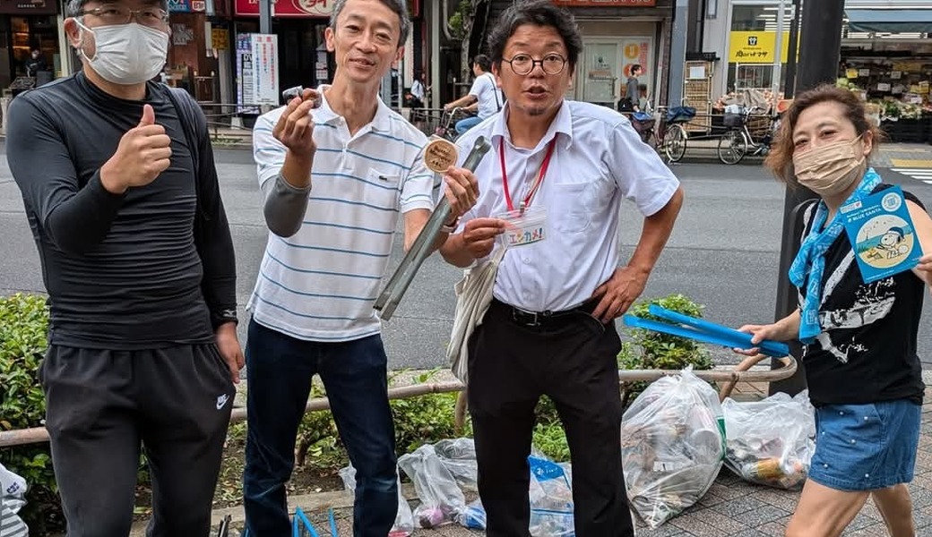 亀戸エンカメ！！ホコテン前ごみ拾い レポート