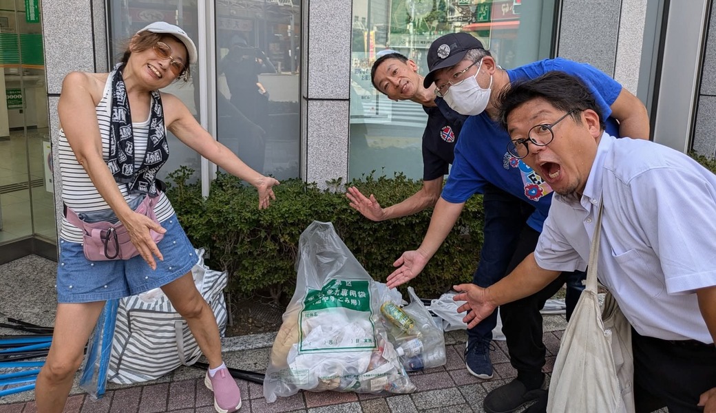 亀戸エンカメ！！ホコテン前ごみ拾い レポート