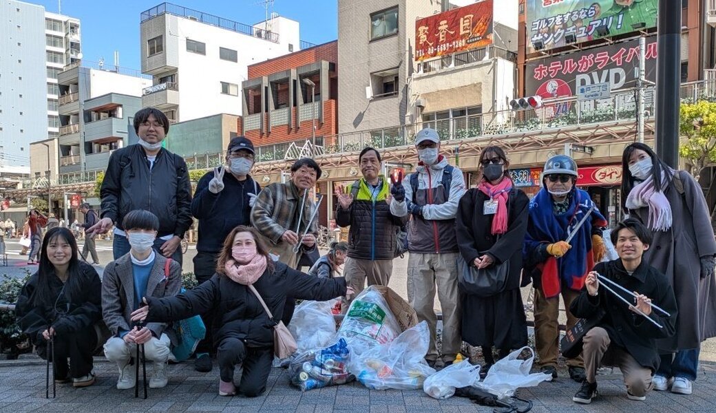 亀戸エンカメ！！ホコテン前ごみ拾い レポート