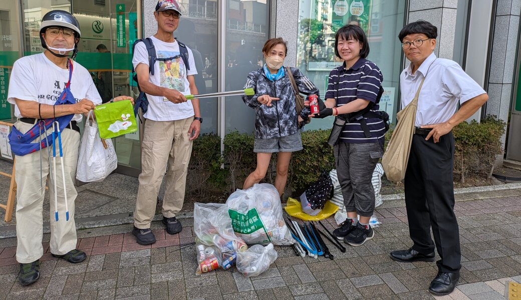 亀戸エンカメ！！ホコテン前ごみ拾い レポート