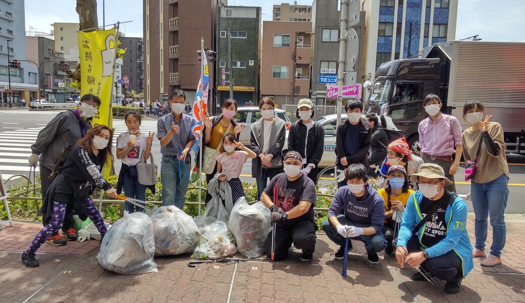 亀戸みんなでゴミ拾いチャレンジ レポート