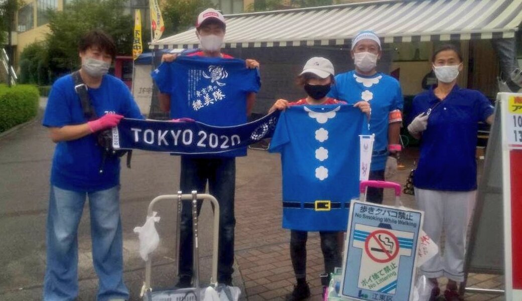 オリパラ清掃リレー＆献血呼びかけ レポート