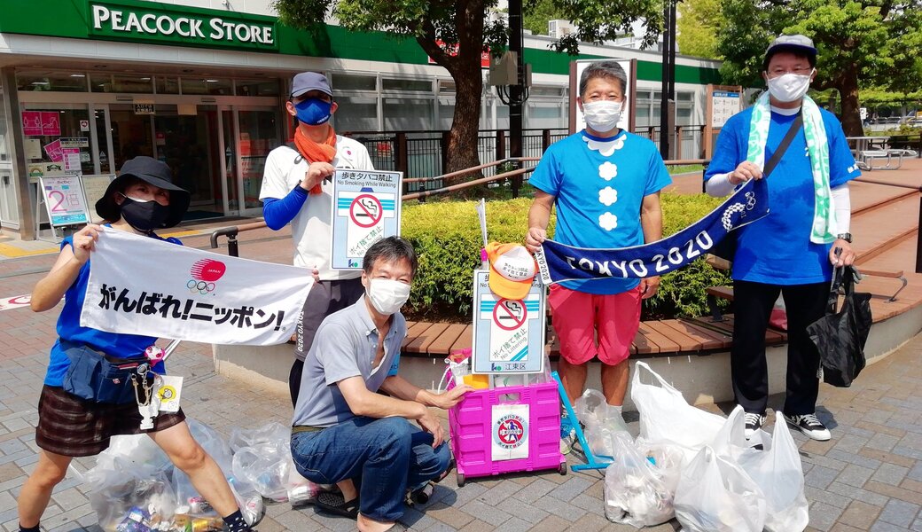 続:オリパラ清掃リレー＆ブルーサンタ！ レポート