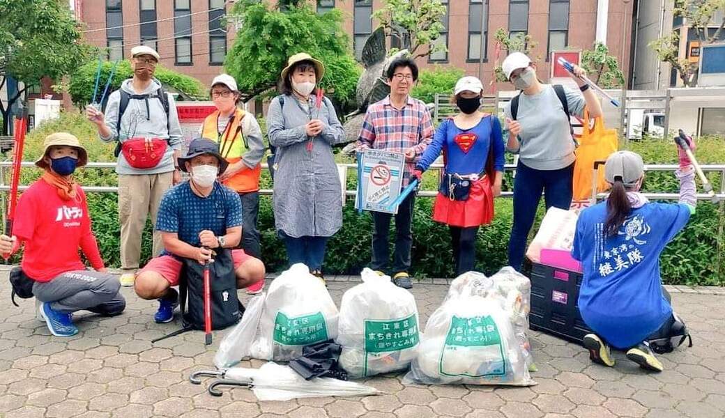 亀戸ホコテン＆はねかめゴミ拾い レポート