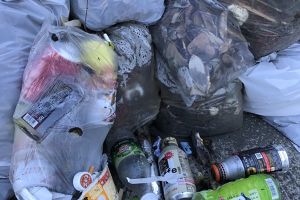 海につながる国道ごみ拾い アイキャッチ