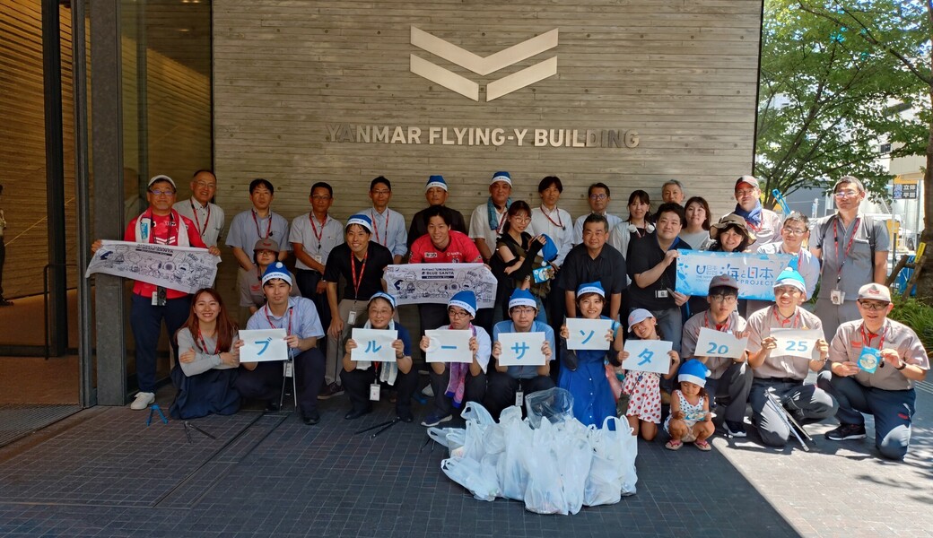 BLUE SANTA 2025in鶴野町・茶屋町清掃 レポート