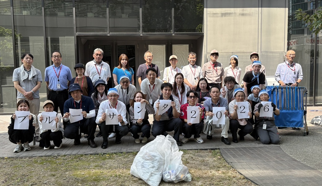 BLUE SANTA 2026in鶴野町・茶屋町清掃 レポート