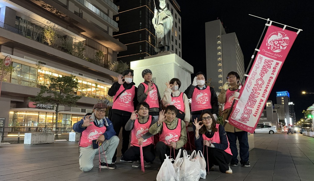 第49回「夜のGOMI拾いウォーキング」in福山駅前商店街   レポート