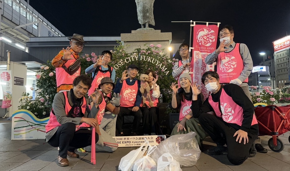 第51回「夜のGOMI拾いウォーキング」in福山駅前商店街   レポート