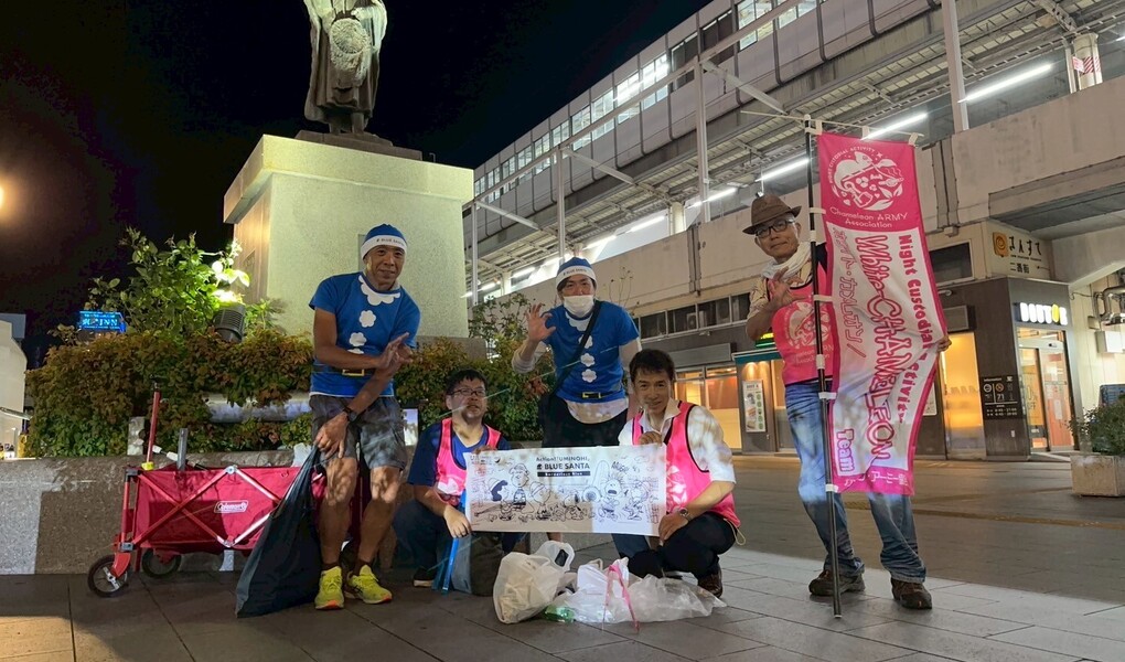 第53回「夜のGOMI拾いウォーキング」in福山駅前商店街   レポート