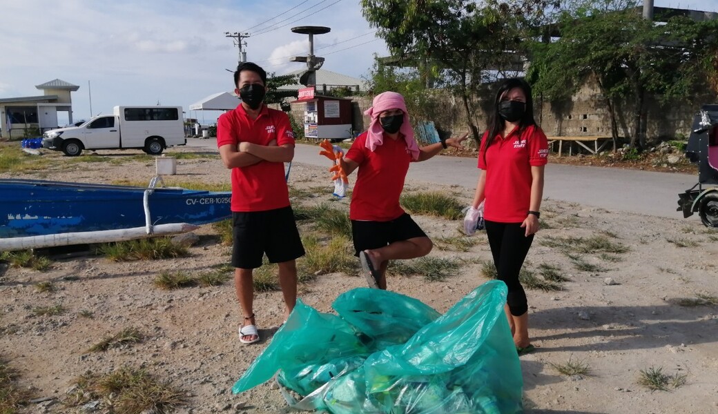 セブ州コルドバ市ロロ港周辺のゴミ拾い レポート