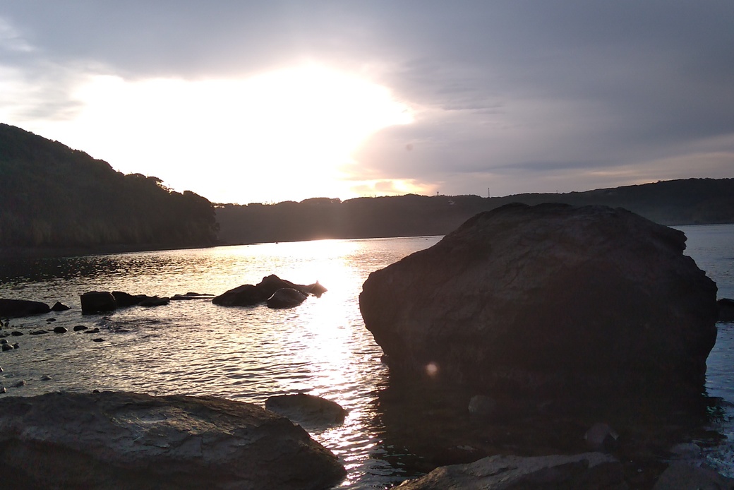 皿川海岸にて アイキャッチ