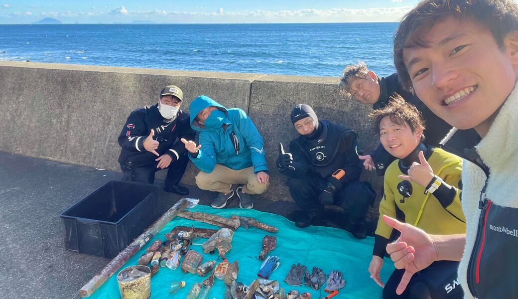 伊豆稲取・藤三　ビーチクリーン アイキャッチ