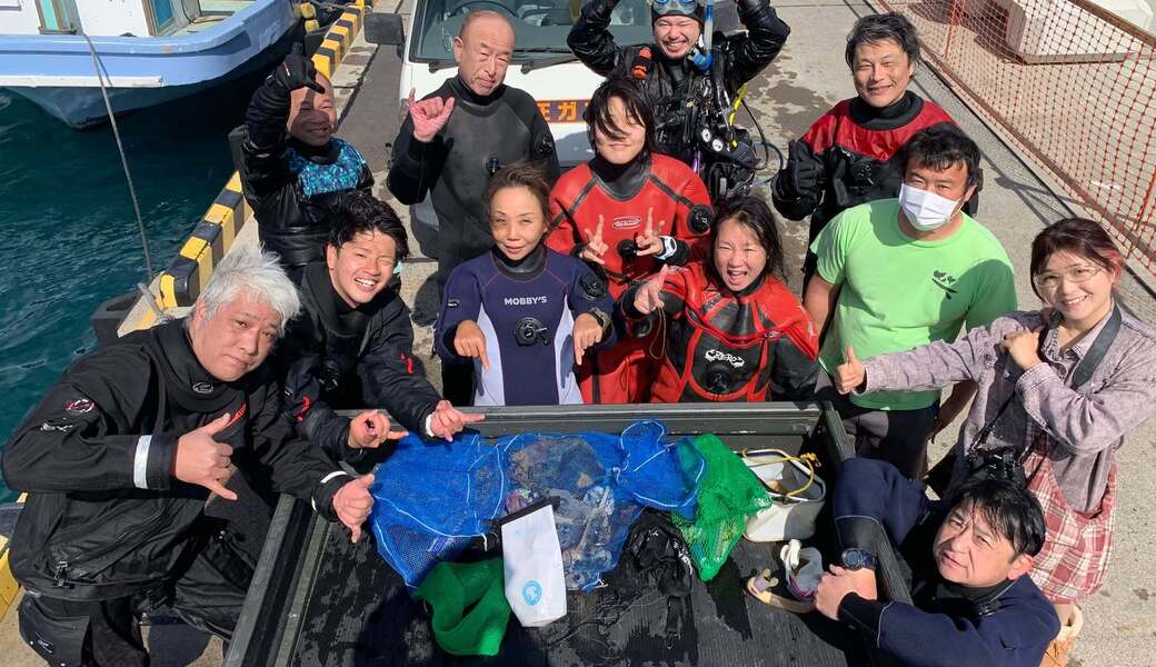 毎月恒例海中清掃 レポート