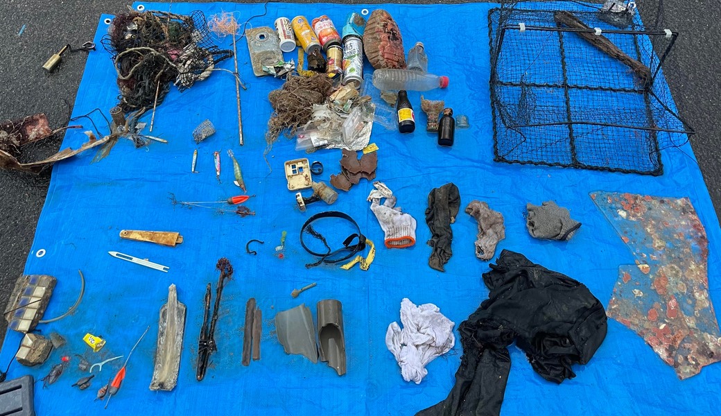 毎月恒例の海中清掃ダイビング AWARE Dive Against Debris レポート