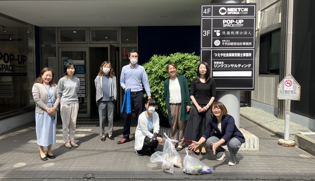 大船商店街　ゴミ拾い レポート