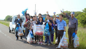 朝の霞ヶ浦ゴミ拾い アイキャッチ