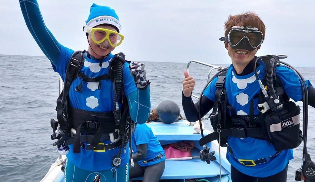 ダイバーに出来る事！水中ゴミ回収2026ブルーサンタ レポート