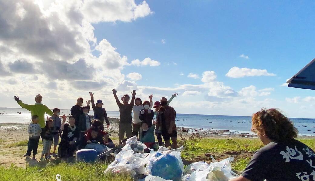 ハイサイクリーン隊＠名前のないビーチ（南城市佐敷兼久） アイキャッチ
