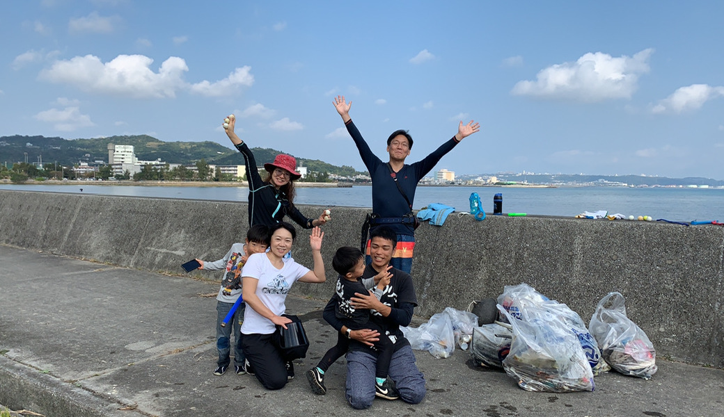 ハイサイクリーン隊バレンタインクリーン＠安謝川河口付近（浦添市） アイキャッチ