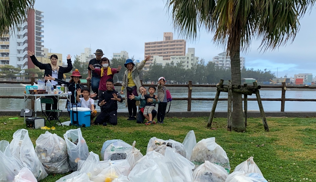 ハイサイクリーン隊＠安謝川河口付近（浦添市） アイキャッチ