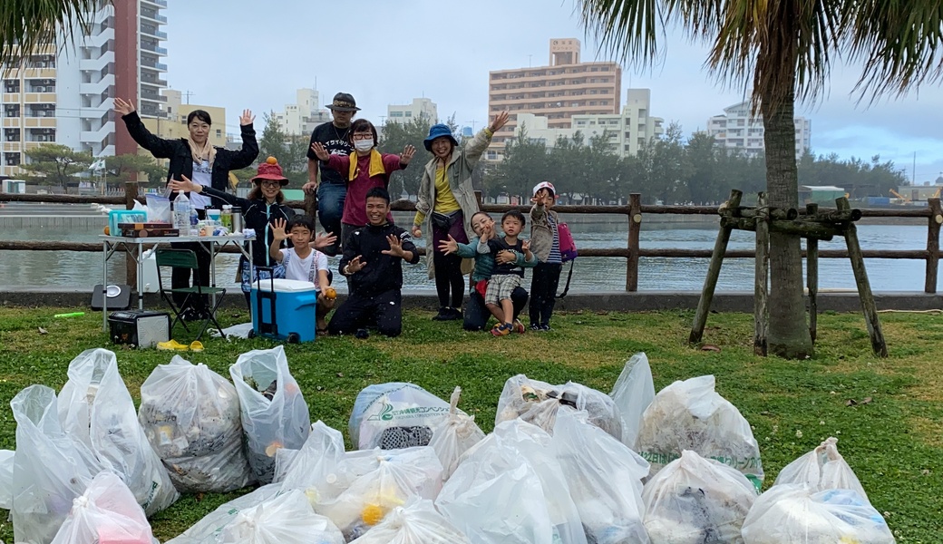ハイサイクリーン隊＠安謝川河口付近（浦添市） アイキャッチ