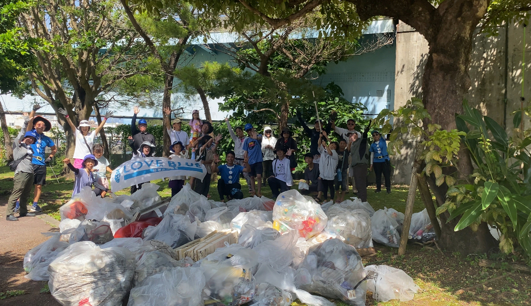 ハイサイクリーン隊×ブルーサンタ@宜野湾 レポート