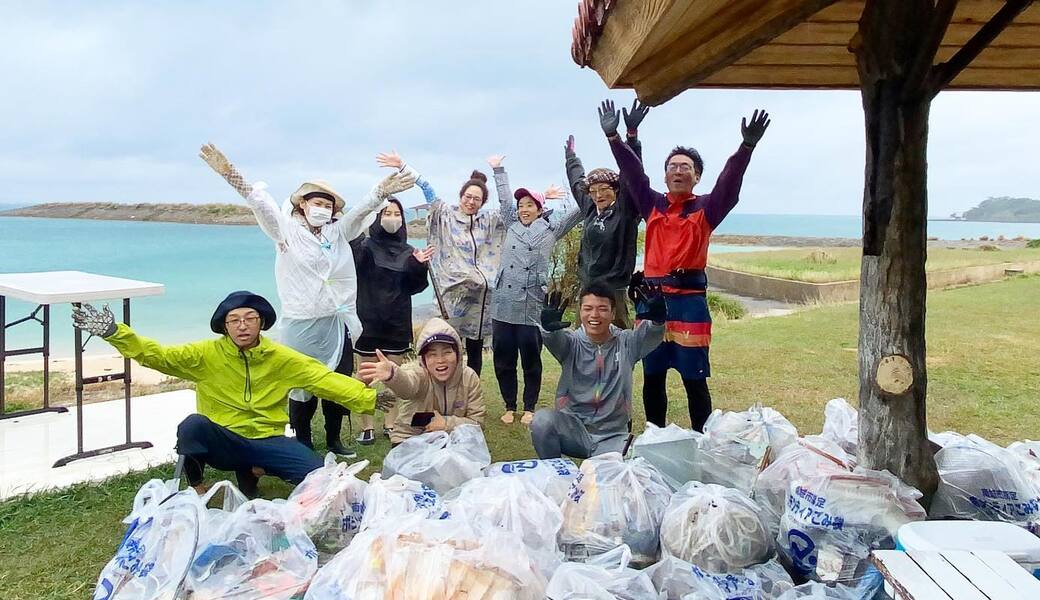 ハイサイクリーン隊@志喜屋ビーチ（南城市） レポート