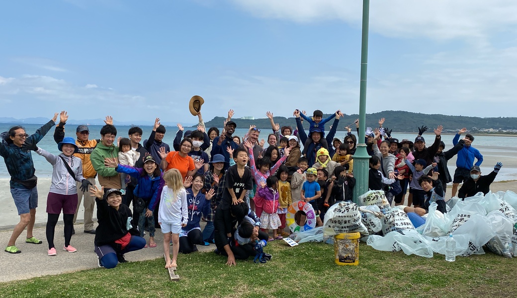 ハイサイクリーン隊ビーチクリーン×旬のもずくを採って食べよう＠海中道路ビーチ（うるま市） レポート