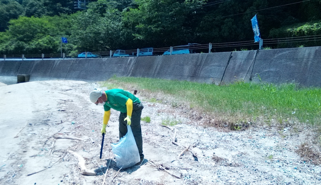 シマクル（サイクリング）を前に歓迎海岸清掃 アイキャッチ