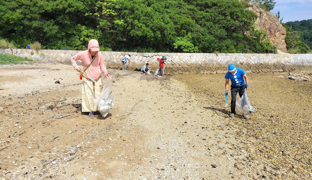 マリンレジャー安全教室＋海をきれいに レポート