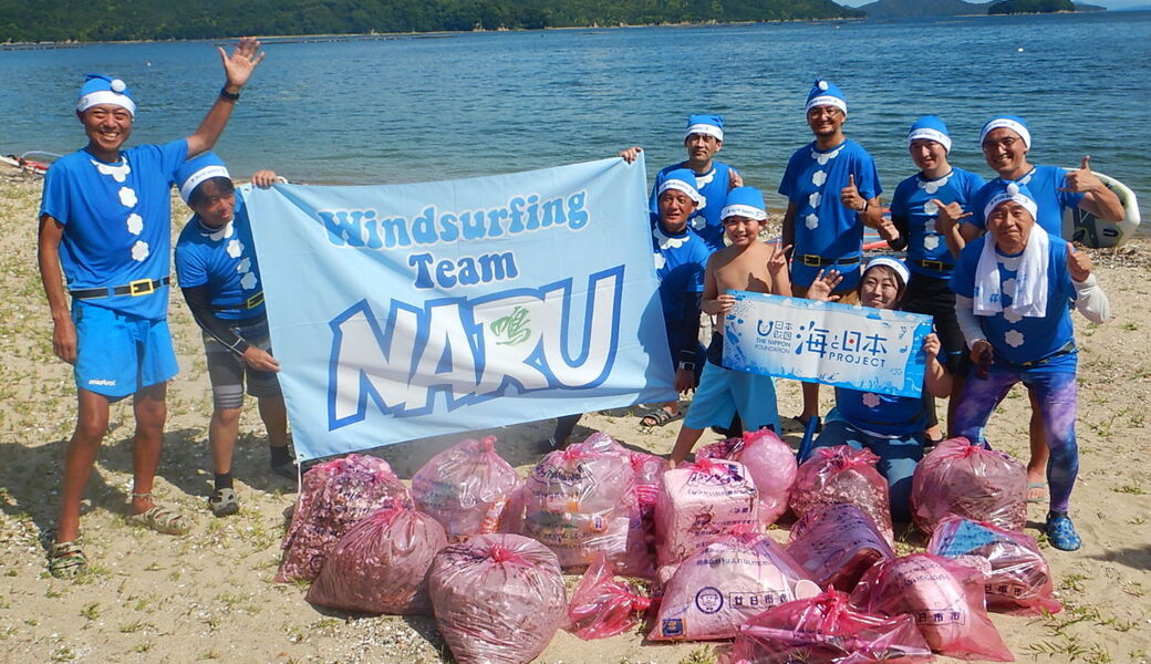 BLUE SANTA2025 ナルービーチクリーン アイキャッチ