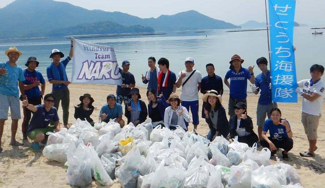 せとうち海援隊　鳴川ビーチクリーン アイキャッチ